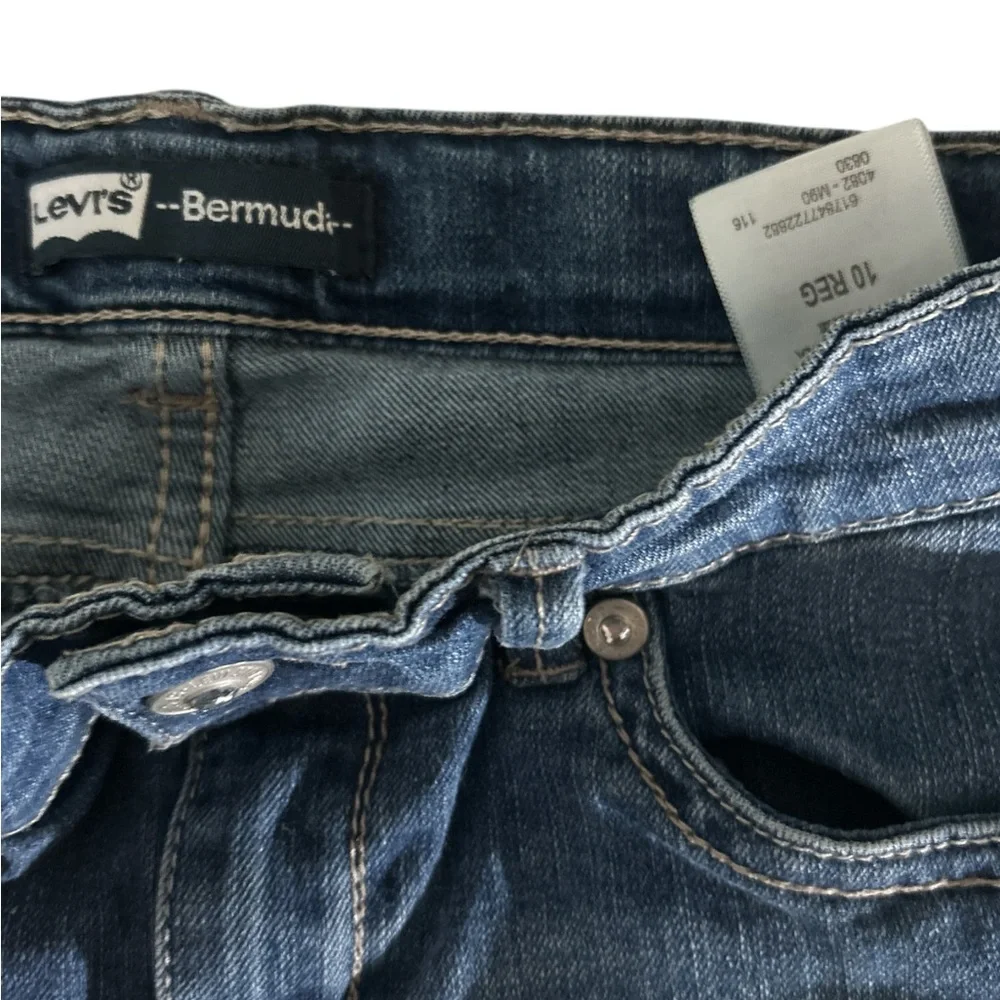 Levi's Kids Denim Shorts - Blue - Picture 3 of 3